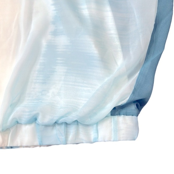 Alfani Women's Ombre Smocked Blouse Size Large - Picture 8 of 10